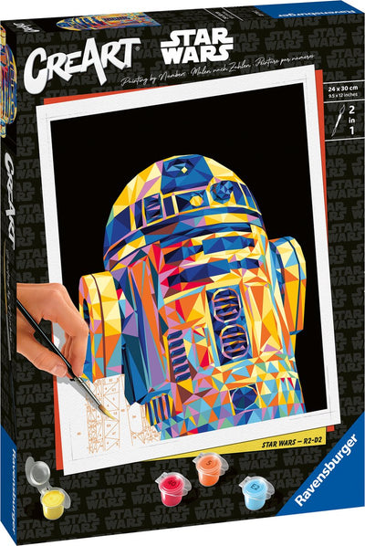 Ravensburger Kreart Gemälde bei Nummer Star Wars R2 D2