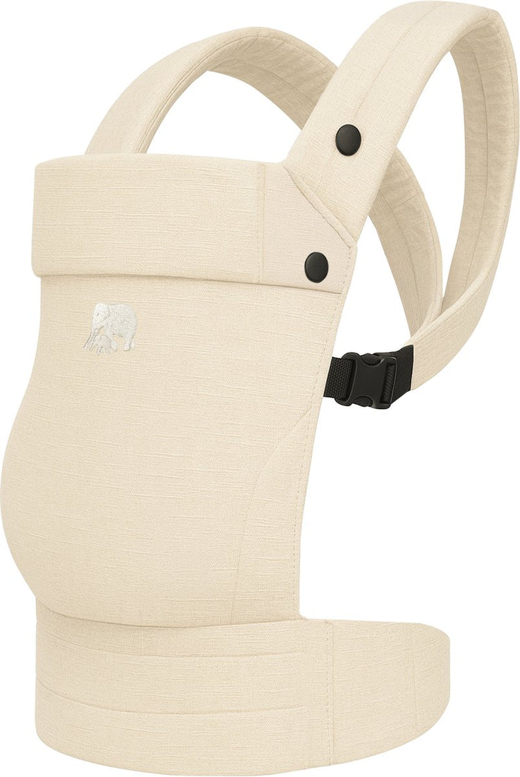 Deryan Amora Babytrage Babyleinen – Ergonomische Babytrage – Creme