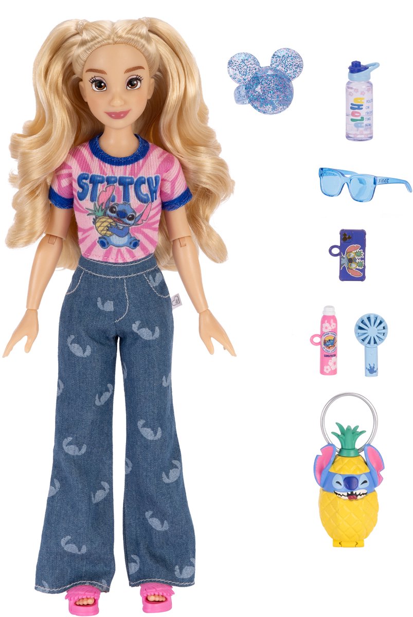 Jakks Disney Ily 4ever 29 cm große, von Stichen inspirierte Modepuppe