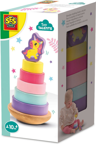 SES Holzstapel -Turm Einhorn