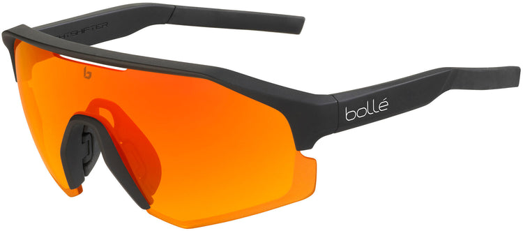 Bollé -Brille Lichtverschiebung. Bl. Matte braune rote Linse