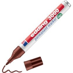 Permanentmarker 3000 Ultra Edding 1,5–3 mm rund, schnell trocknend, wasserbeständig, braun