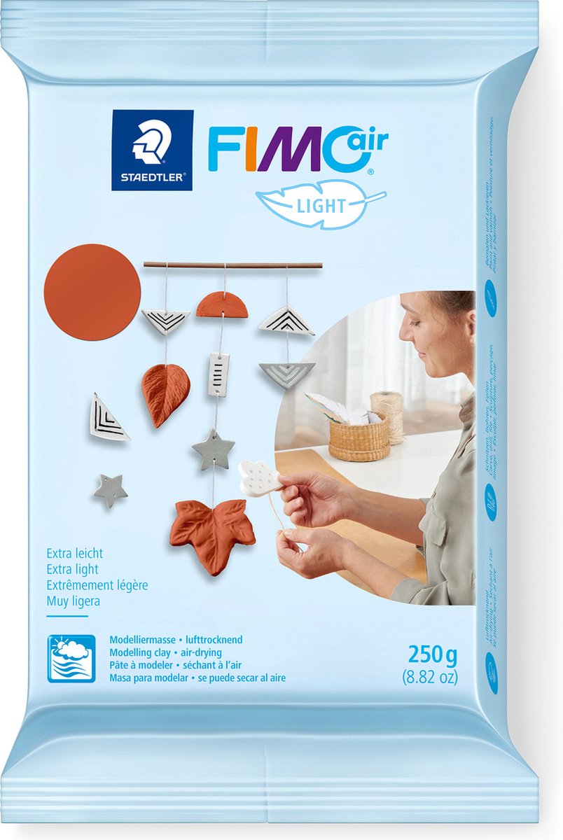 Fimo Air Light - Lufttrocknende Modelliermasse - 250g - Terrakotta