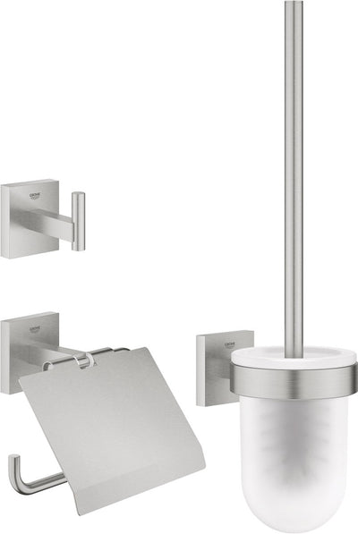 Grohe Start Cube Zubehörset 3-in-1 – Super Steel (Edelstahloptik) 41123dc0