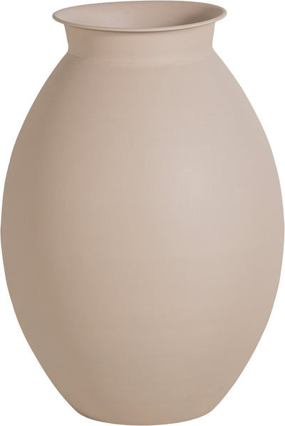 Woood Caro Vase XXL - Metall - Sand - 70x50x50
