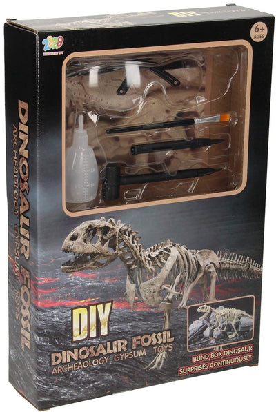 Dinosaurierfossilien ausgraben