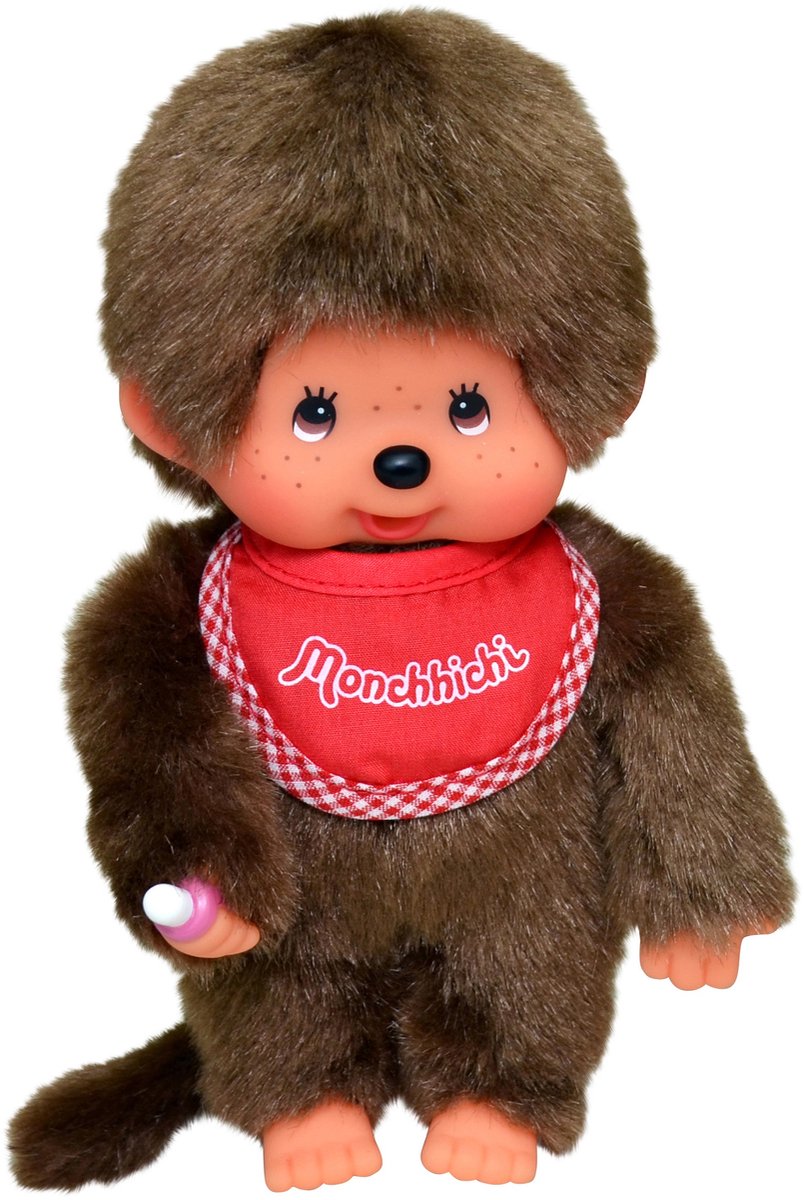 Monchhichi | Junge mit Lätzchen rot 20cm