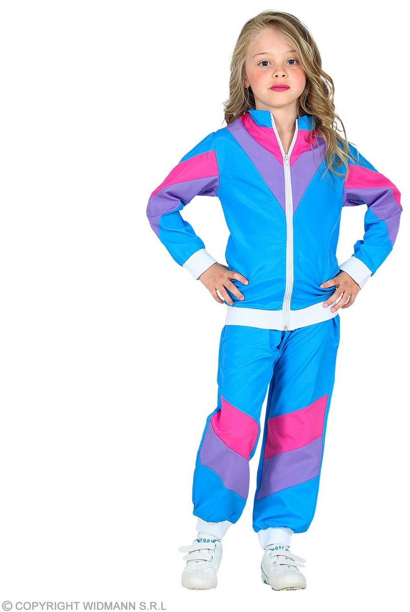 Finidi Trainingsanzug 80er Blau Kinder