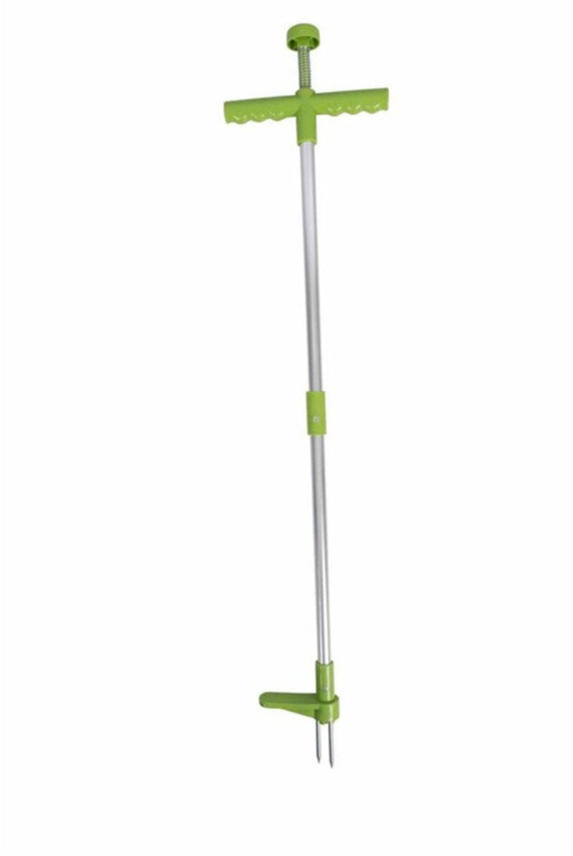 Kinzo Unkrautschneider – Unkrautentferner mit langem Griff – 100 cm – mit 3 Metallzähnen