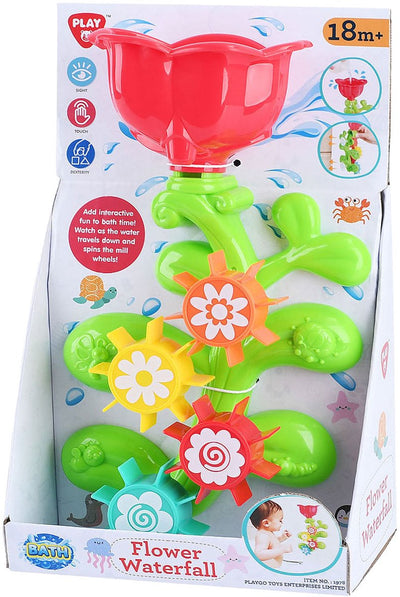 Spielen Sie Badspielzeug Blumen Wassermolen