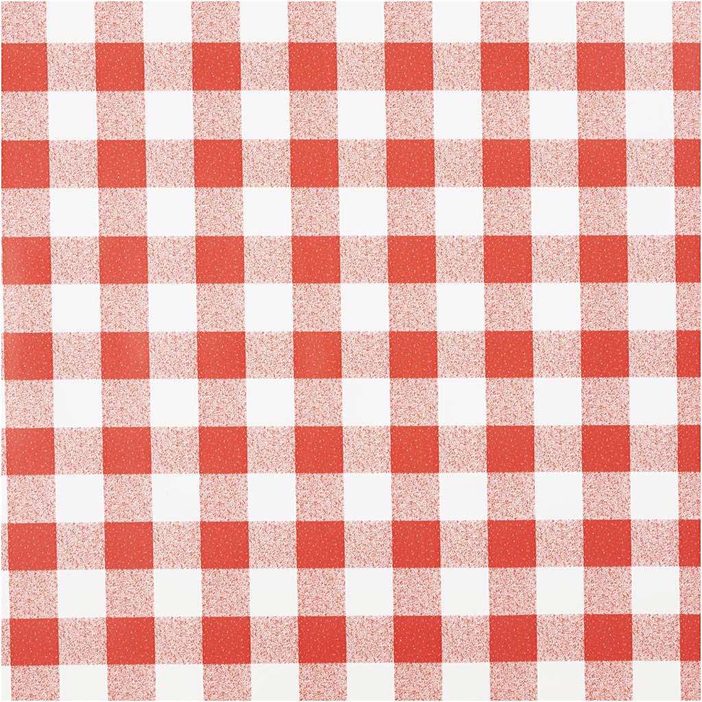 Waschhandtuch, Fenster, B: 140 cm, rot, weiß, 20 m 1 Roll
