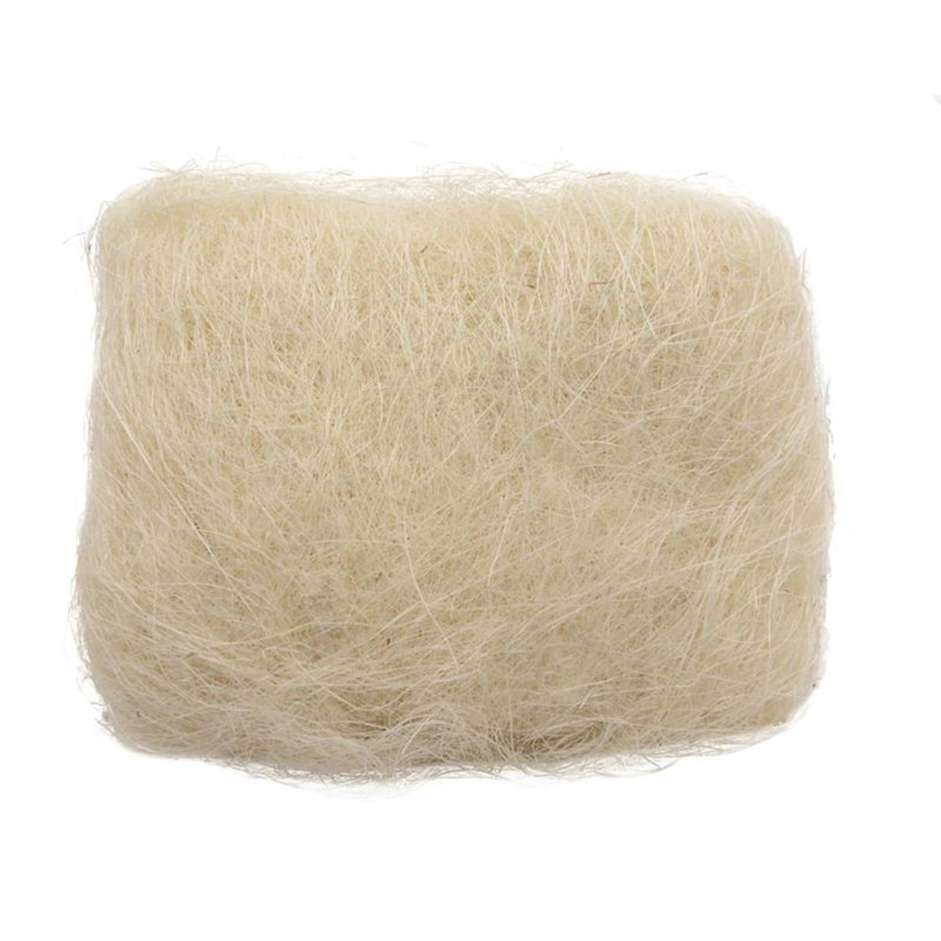 Decoris Dekoration Sisal L14-H18cm Creme