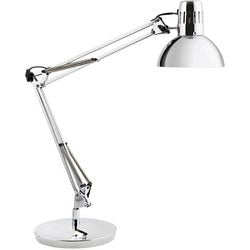 Schreibtischlampe Alba Archifluoch Silber 15w