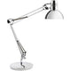 Schreibtischlampe Alba Archifluoch Silber 15w
