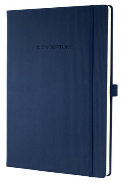 Sigel – Notizbuch – Conceptum Pure – A5 – dunkelblau – Hardcover – 194 Seiten – 80 Gramm – Linie – si-co657