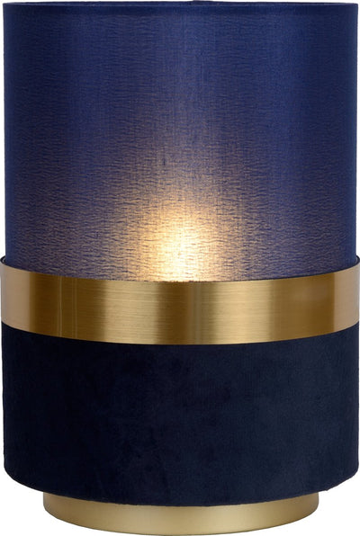 Lucide extravaganza tusse - Tischlampe - ø 15 cm - 1xe14 - blau