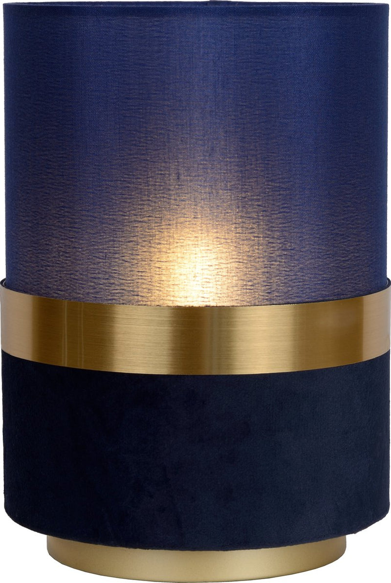 Lucide extravaganza tusse - Tischlampe - ø 15 cm - 1xe14 - blau