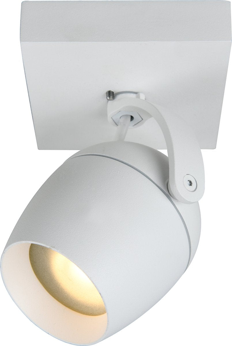 Lucide Preston – Deckenstrahler für Badezimmer – 1 x GU10 – IP44 – Weiß