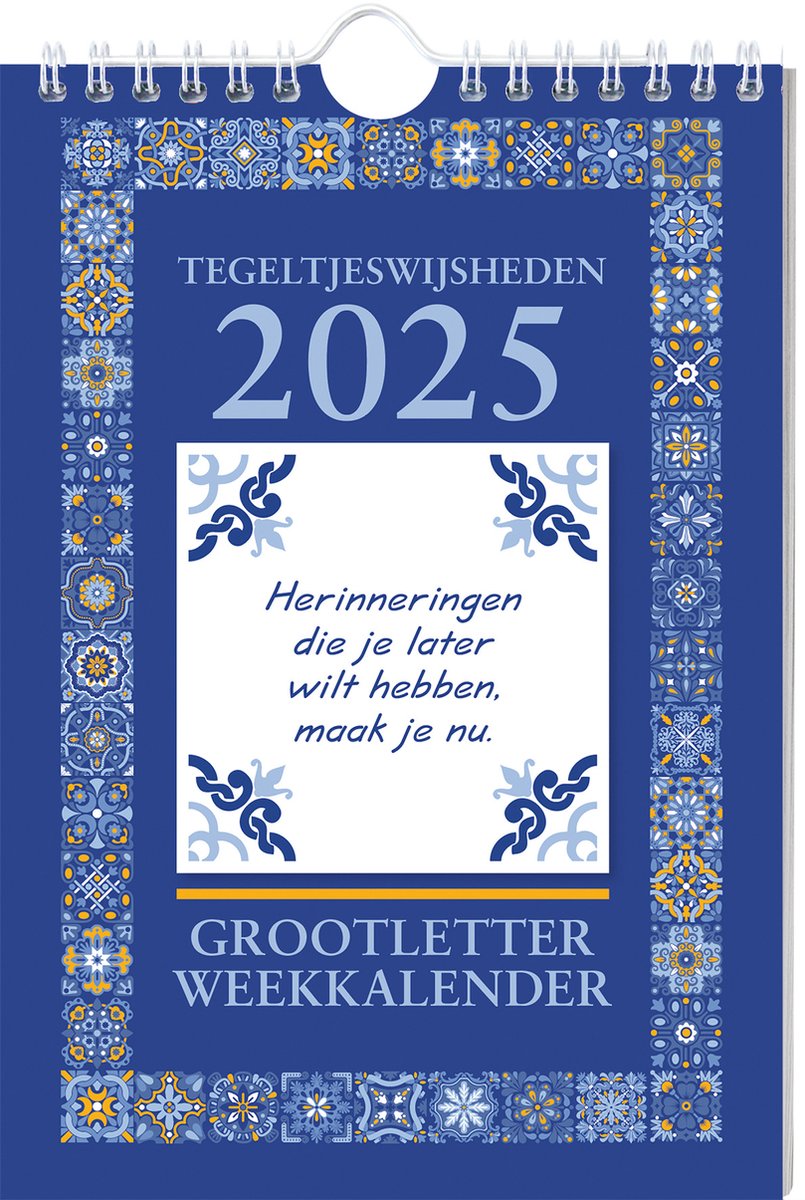Abreißkalender, Großdruckkachel, Weisheitswochenkalender – 2025