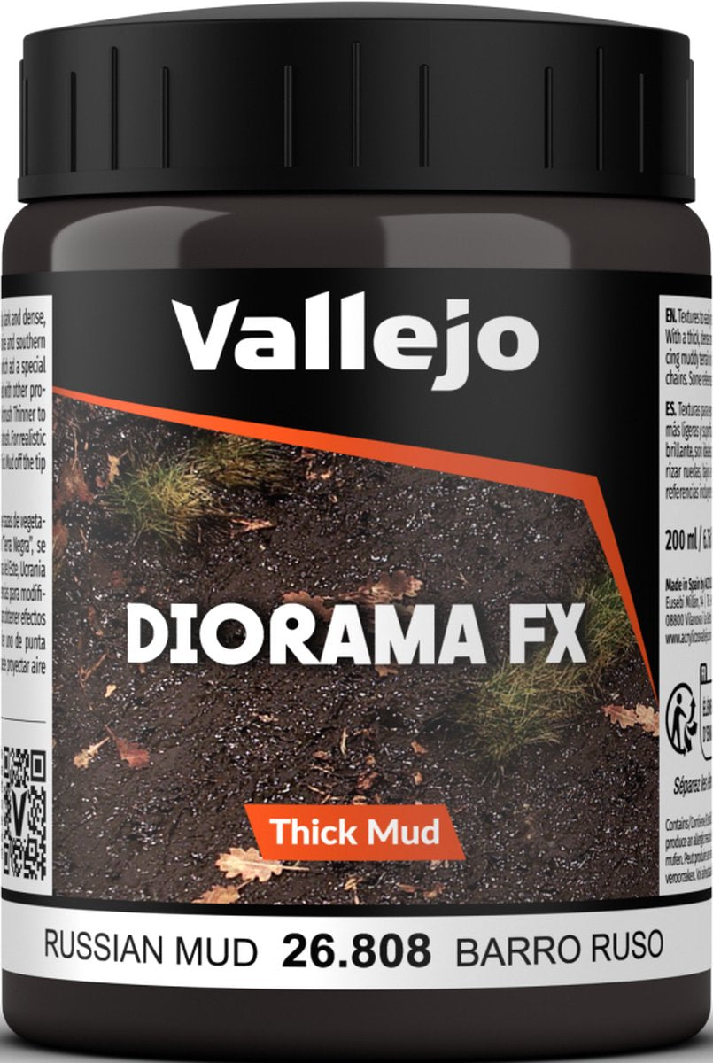 Vallejo val26808 Russischer Schlamm, dicker Schlamm, Verwitterungseffekte – 200 ml