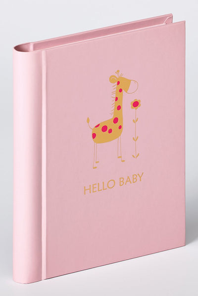 Walther ma-148-r Tierbaby – Mini-Einsteckalbum – Größe 13 x 16 cm – 30 Fotos 11,5 x 15,5 cm – rosa
