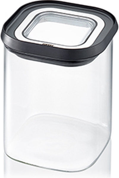 Gefu Speisekammer-Vorratsbehälter – 900 ml – Borosilikatglas – luftdicht stapelbar