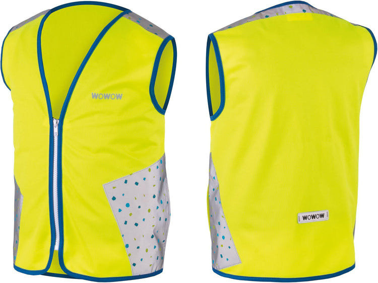 Wowow reflektiert Kinderweste Terrazzo Ref.l.Vest Terrazzo Yellow S
