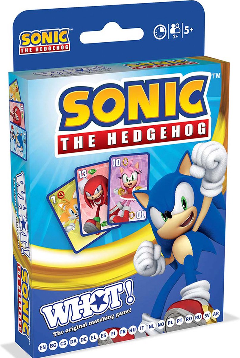 Gewinnzüge Sonic the Hedgehog – Spielkarten – whot! (mehrsprachig)