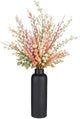 Arti Casa Articasa Blumenvase Gomera – Schwarz – 8 x 23 cm – Keramik – Vasen in Flaschenform