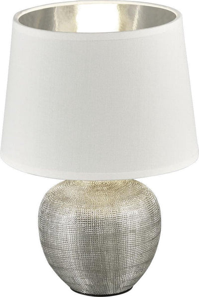 Rl Live Your Light Reality Luxor - Tischleuchte - Silber - exkl. 1x e14 28w - Schnurschalter
