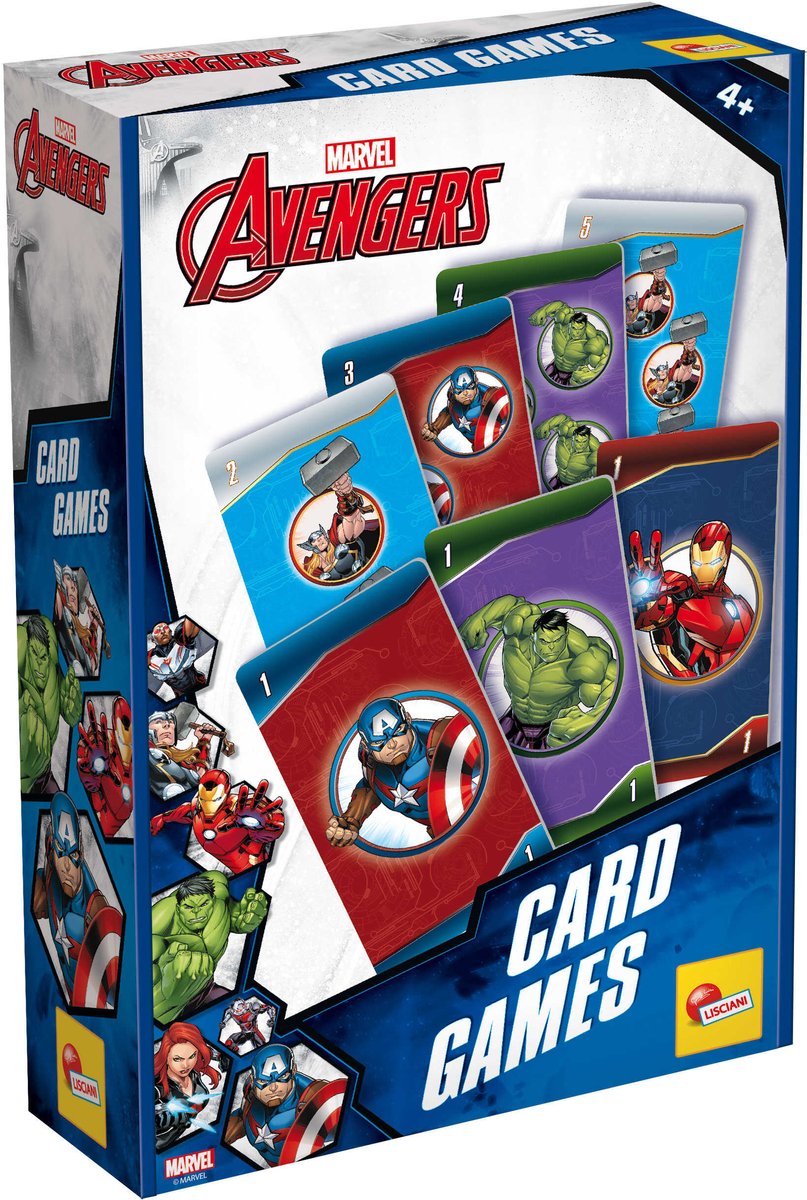 Lisciani Avengers Kartenspiele im Display
