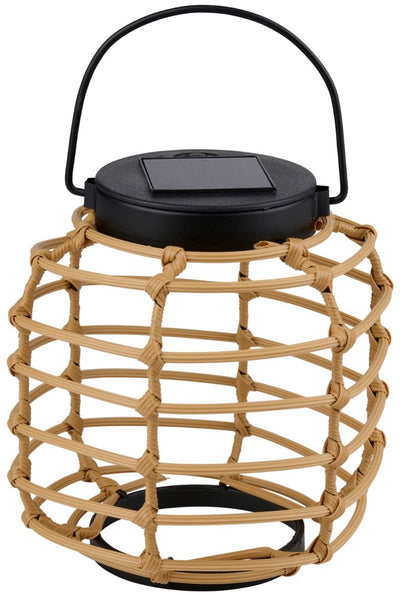 Arti casa Solarlaterne – Gartenlaterne Solarenergie – warmweiße LED – wetterfest – ø14x22 cm