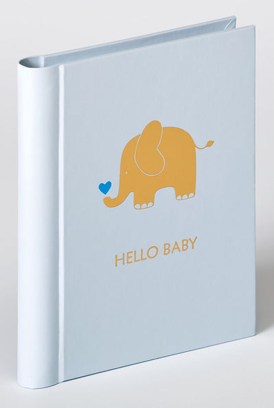 Walther ma-148-l Tierbaby – Mini-Einsteckalbum – Größe 13 x 16 cm – 30 Fotos 11,5 x 15,5 cm – blau