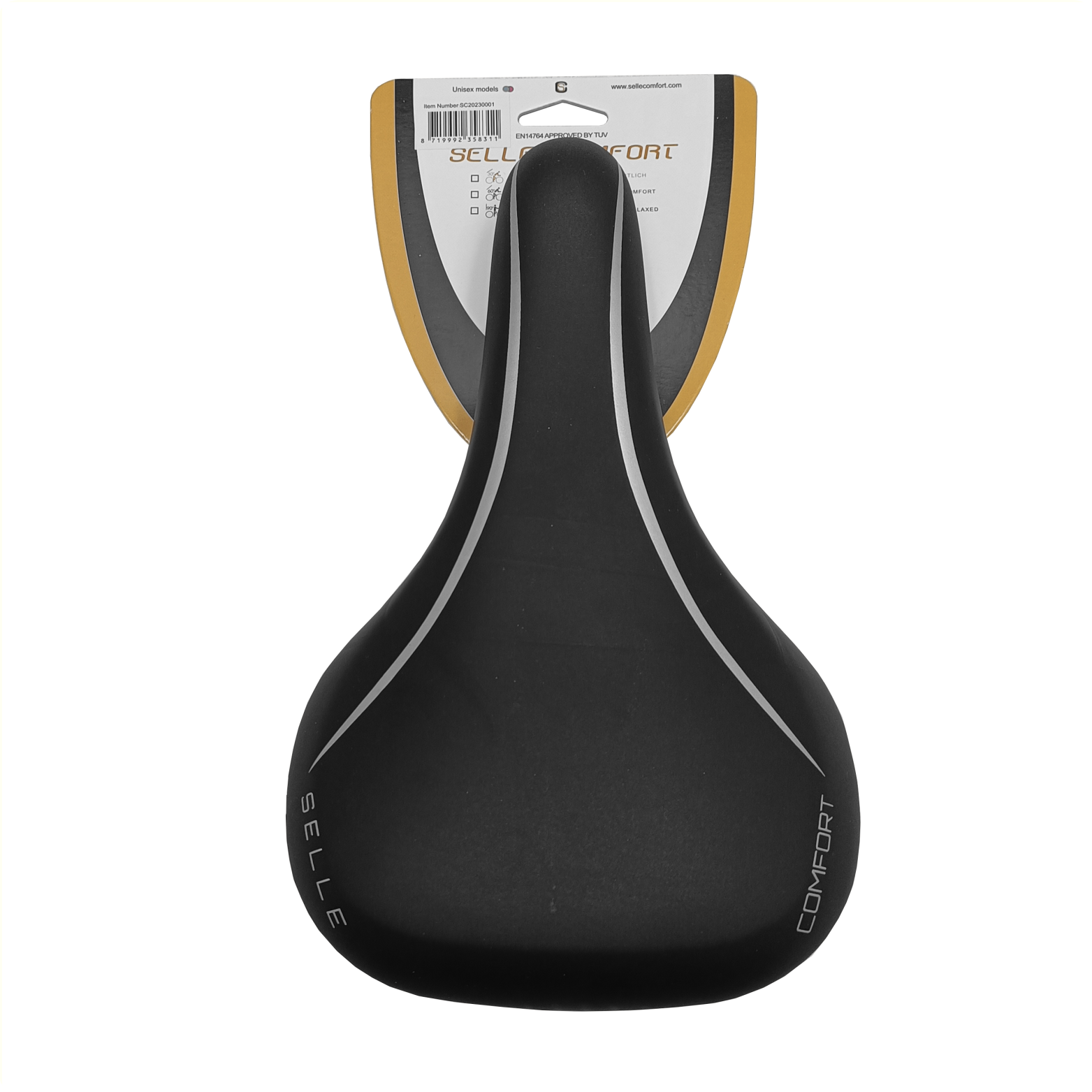 Selle Komfortkomfort Sattel Vintage ohne Schlinge