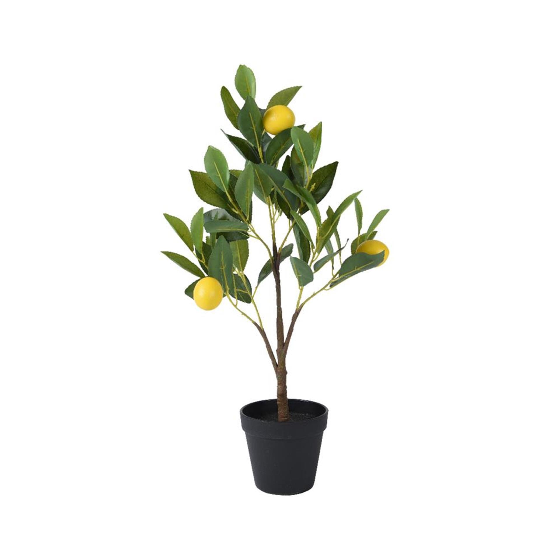 Decoris Kunstpflanze Zitronenbaum h60cm