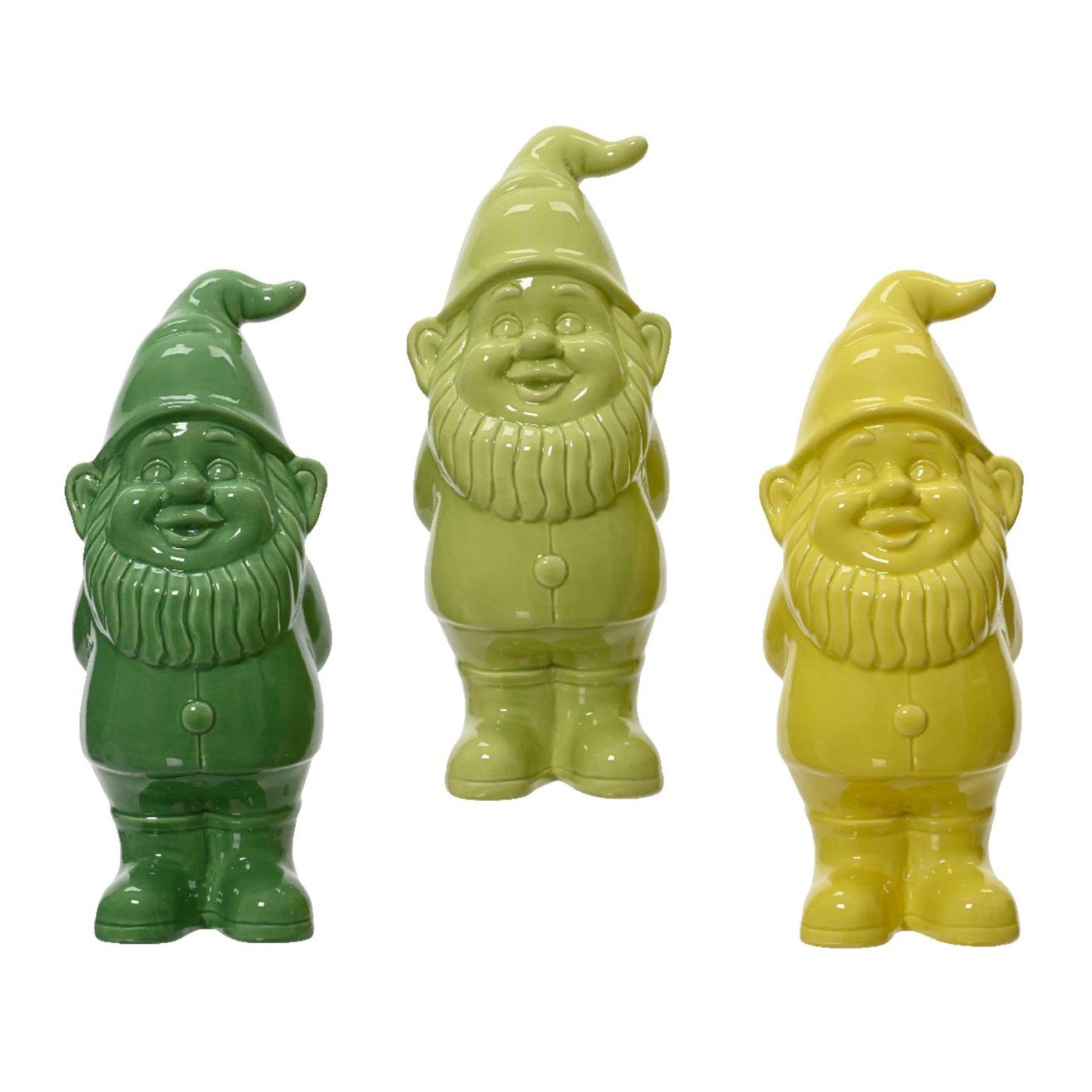 Decoris Gartenzwerg aus Keramik, H34,5 cm