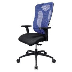 Bedienerstuhl Topstar Soft Pro 110 blaues Netzgewebe