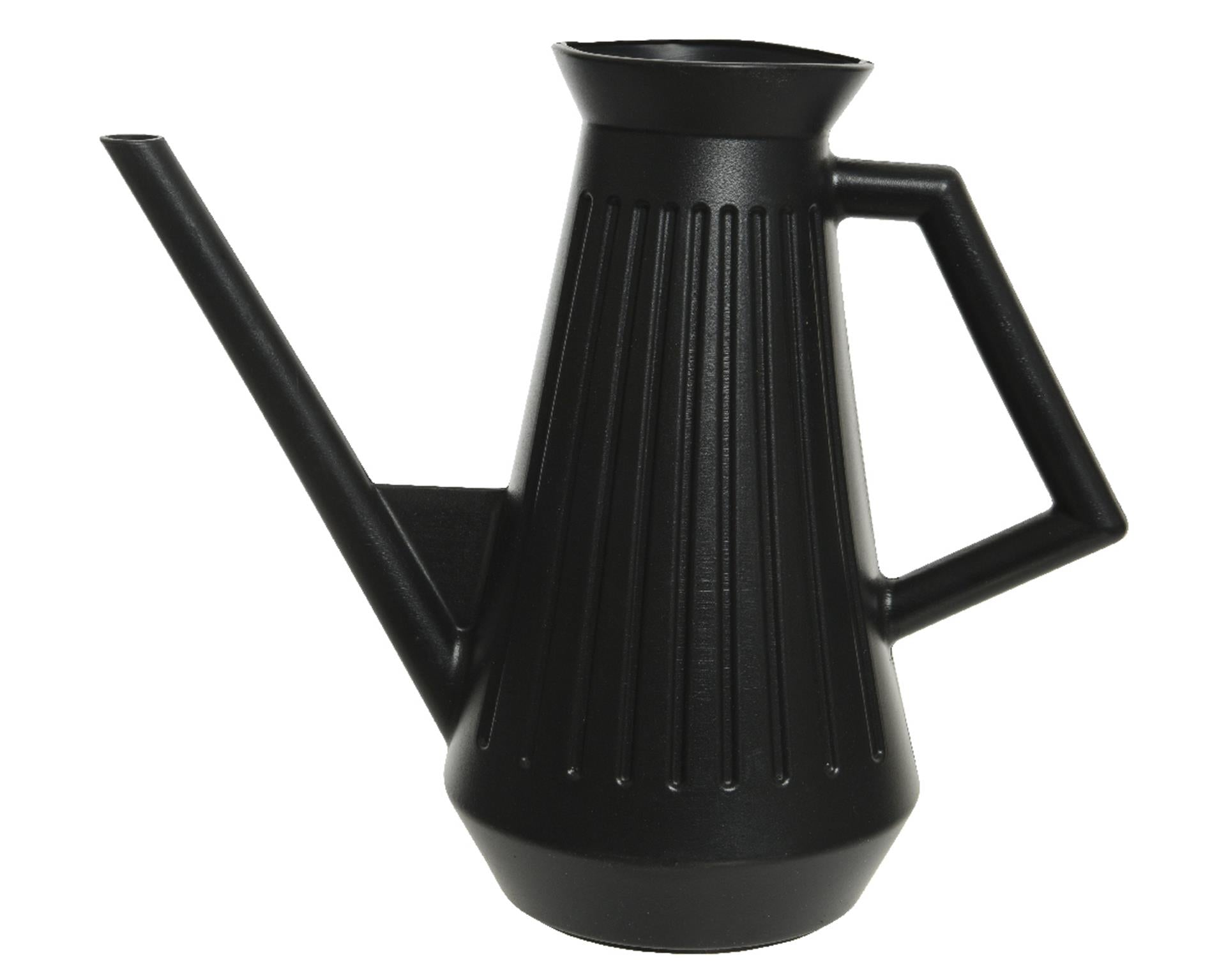 Decoris Gießkanne 1,8 Liter Kunststoff schwarz