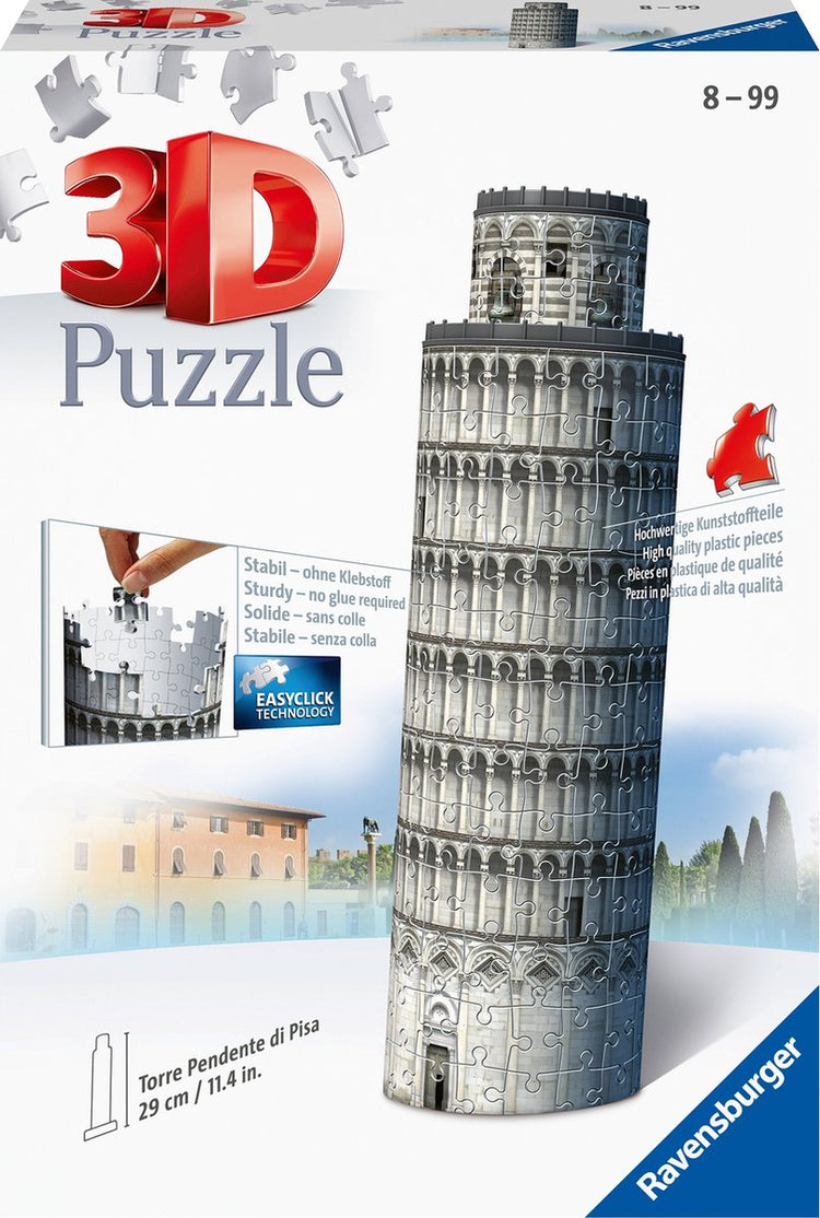 Ravensburger Turm von Pisa – 3D-Puzzle zum Bauen – 216 Teile