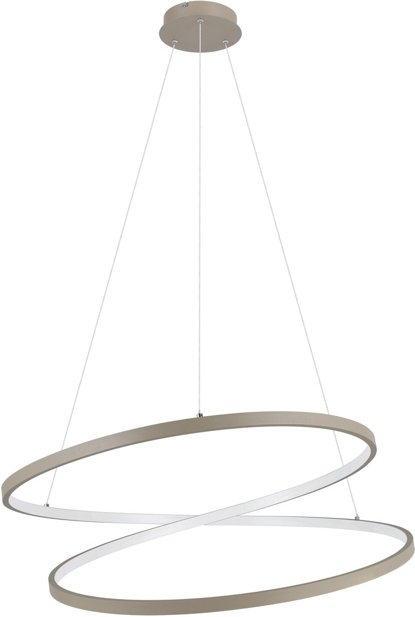 Eglo Ruotale Hängelampe - LED - ø 70 cm - Sandfarbe Beigeweiß