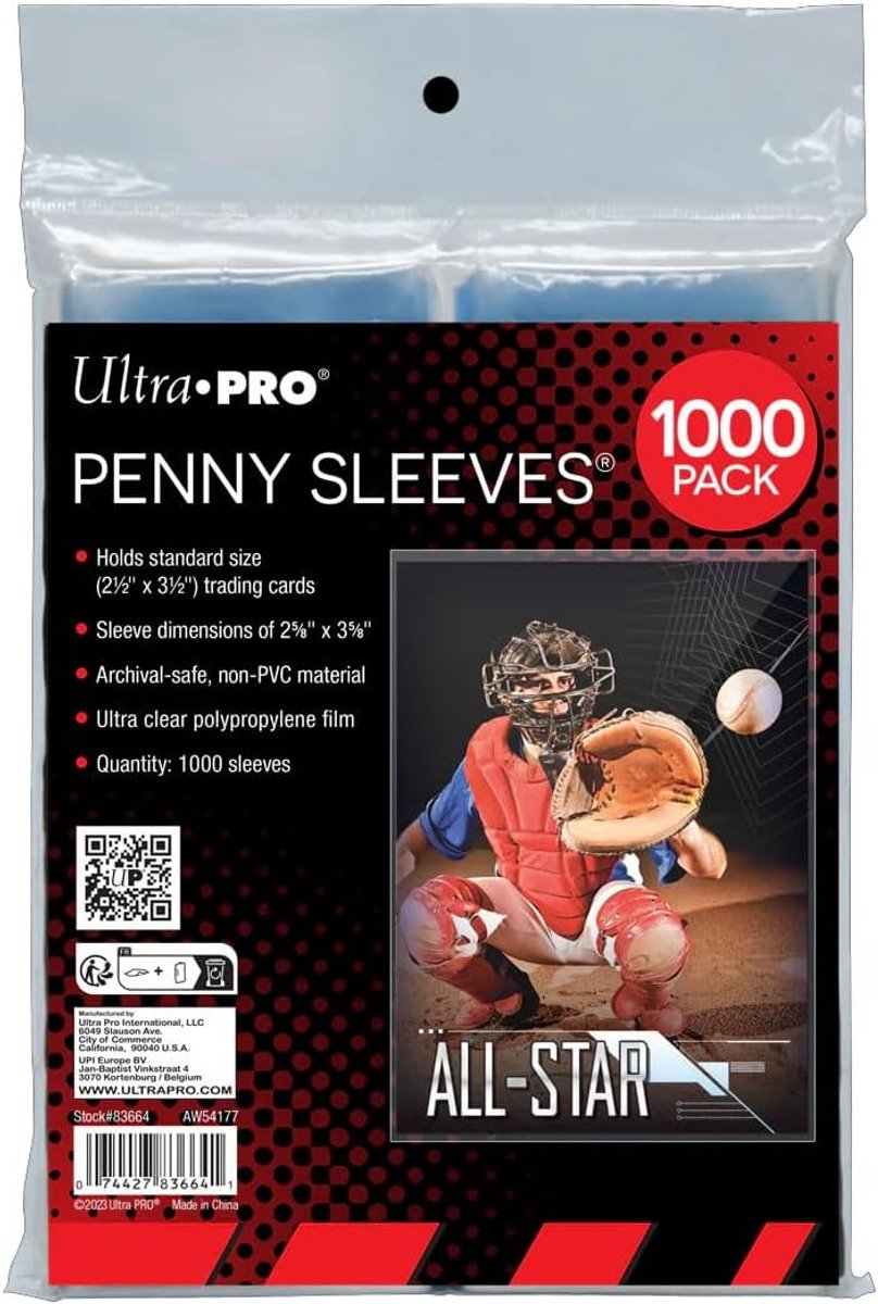 Ultrapro Ultra Pro – preisgünstige Hüllen, 1000er-Packung, Standardgröße