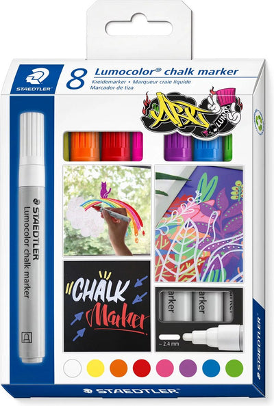 Staedtler Lumocolor Kreidemarker-Set 8 Farben