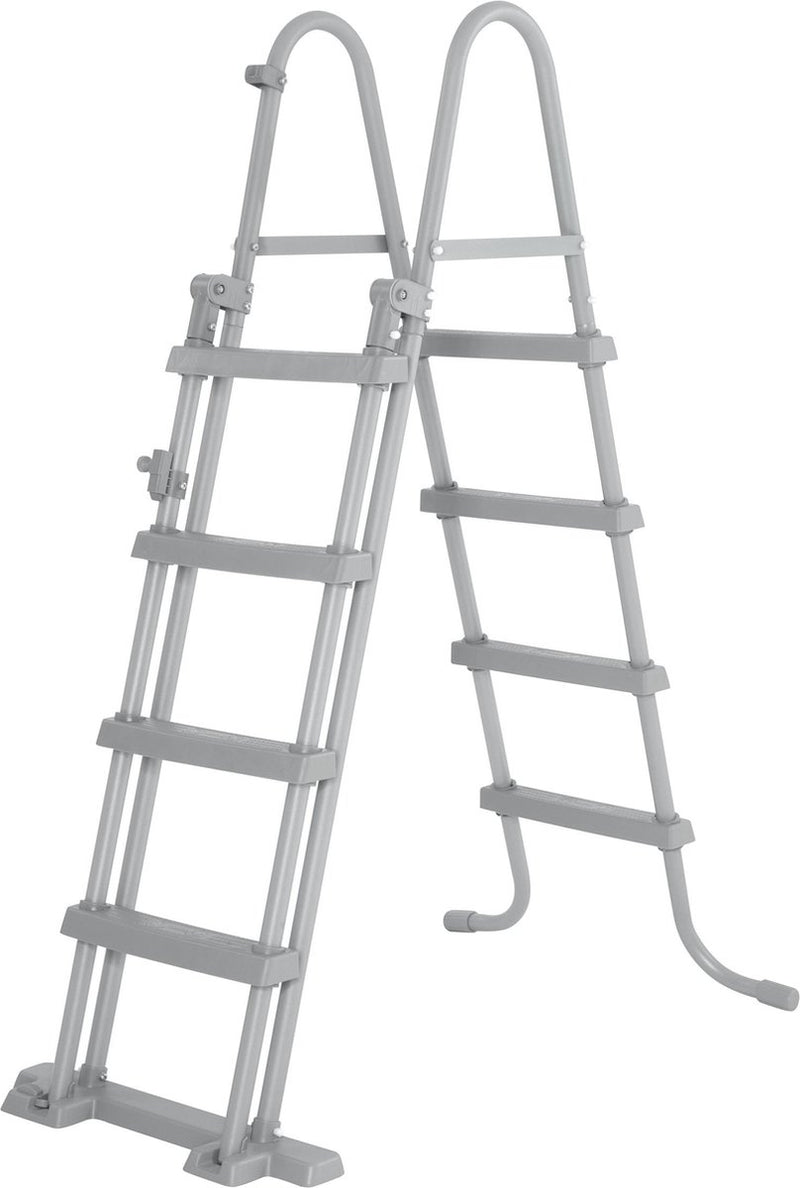 Bestway flowclear – Poolstufen – 122 cm – Poolstufen – Poolleiter – Pooleinstieg – Poolzubehör – Poolleiter