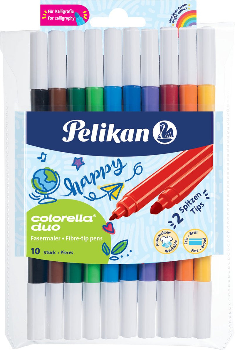 Filzstifte Pelikan Color Duo sortiert 10 Stück