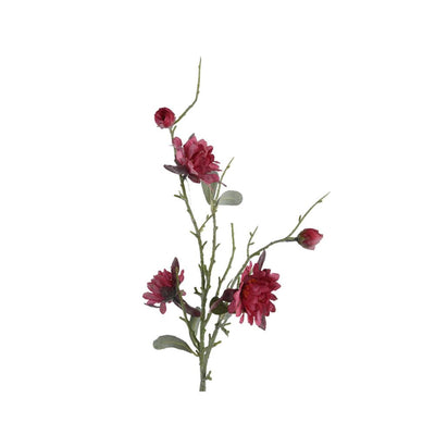 Decoris Kunstblume Dahlie h75cm rosa glitzernd
