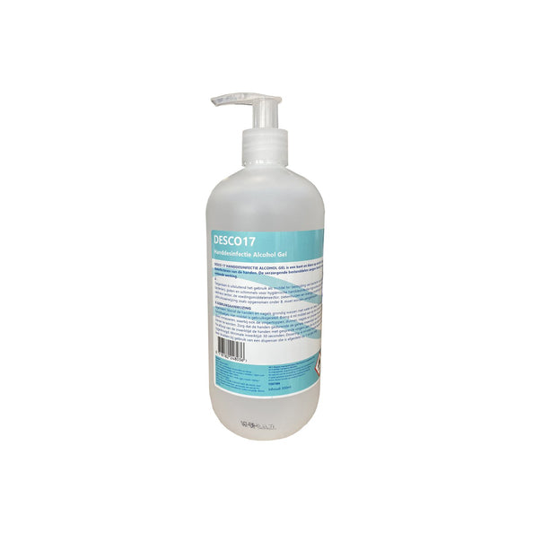 Desco 17 Händedesinfektions-Alkoholgel mit Pumpe (500 ml)