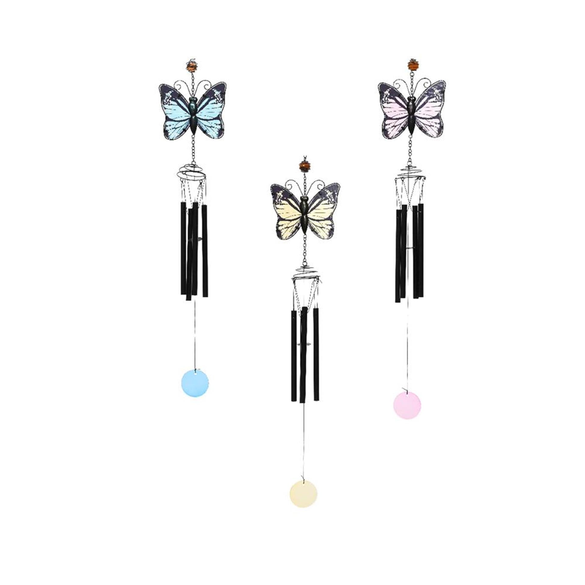 Decoris Windspiel Schmetterling H84cm