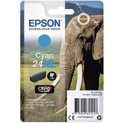 Tintenpatrone Epson C13T24324012 24XL Cyan
