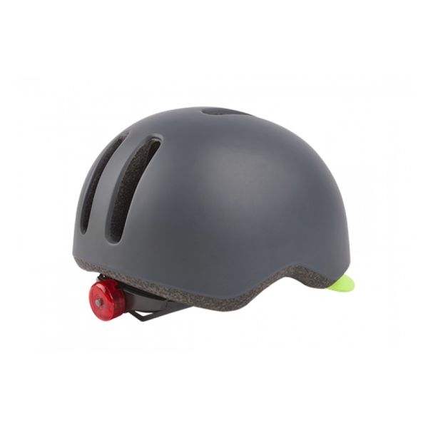 Polisport Helm Commuter mattgrau fluogelb M 54-58cm
