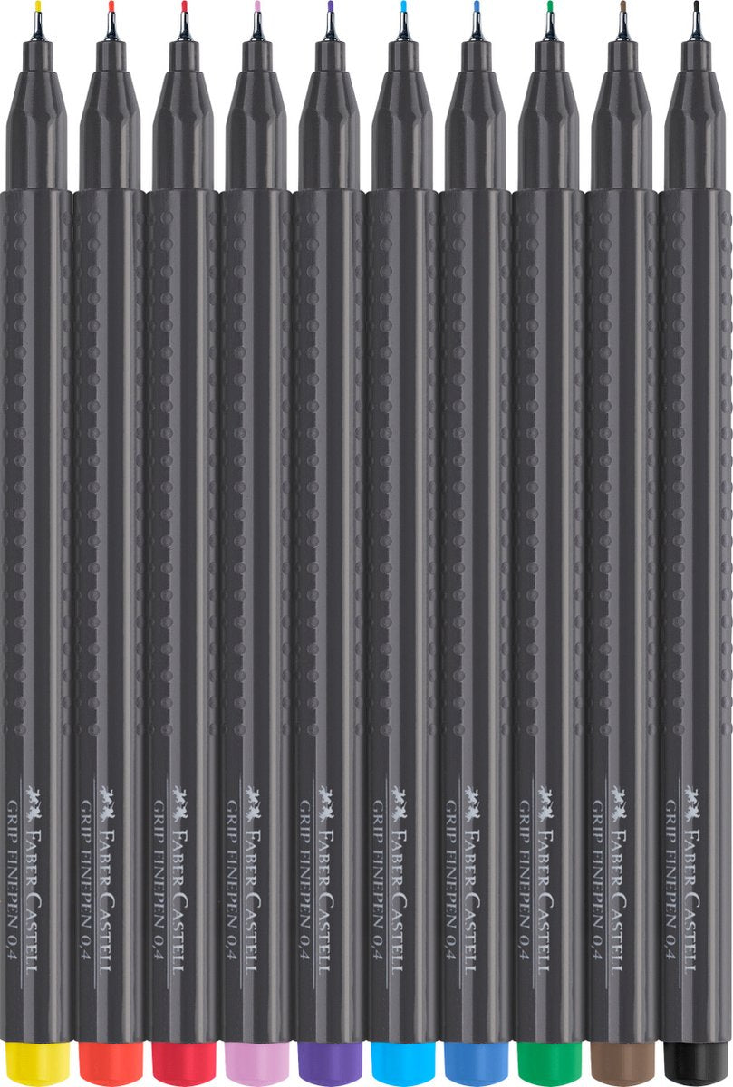 Fineliner Faber-Castell Grip grau